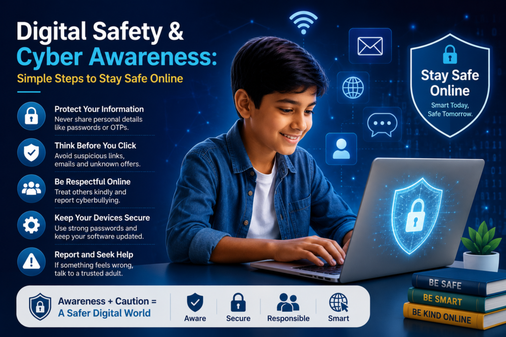 Digital Safety & Cyber Awareness: Simple Steps to Stay Safe Online Digital Safety & Cyber Awareness: Simple Steps to Stay Safe Online